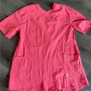 Free People Sunset Coral Romper XS NWOT